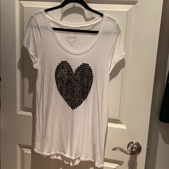 INC HEART SHIRT - Picture 1 of 5